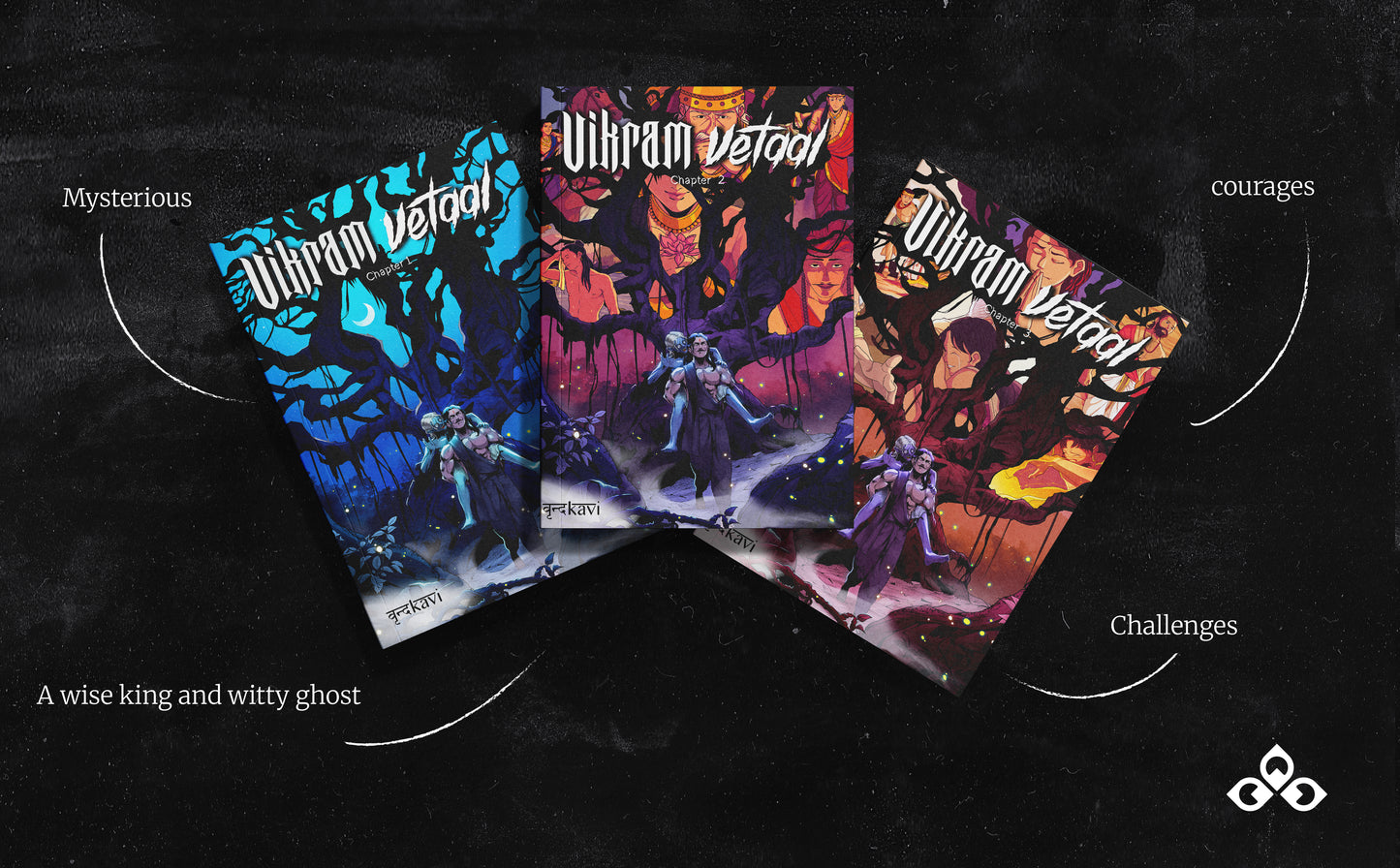 Vikram Vetaal Set of 10 Chapters (English) [Box Set]