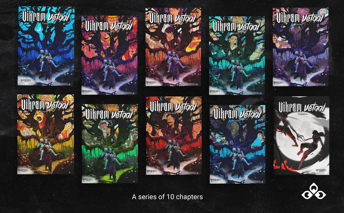 Vikram Vetaal Set of 10 Chapters (English) [Box Set]